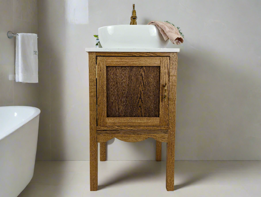 Regency Oak Bathroom Vanity Unit