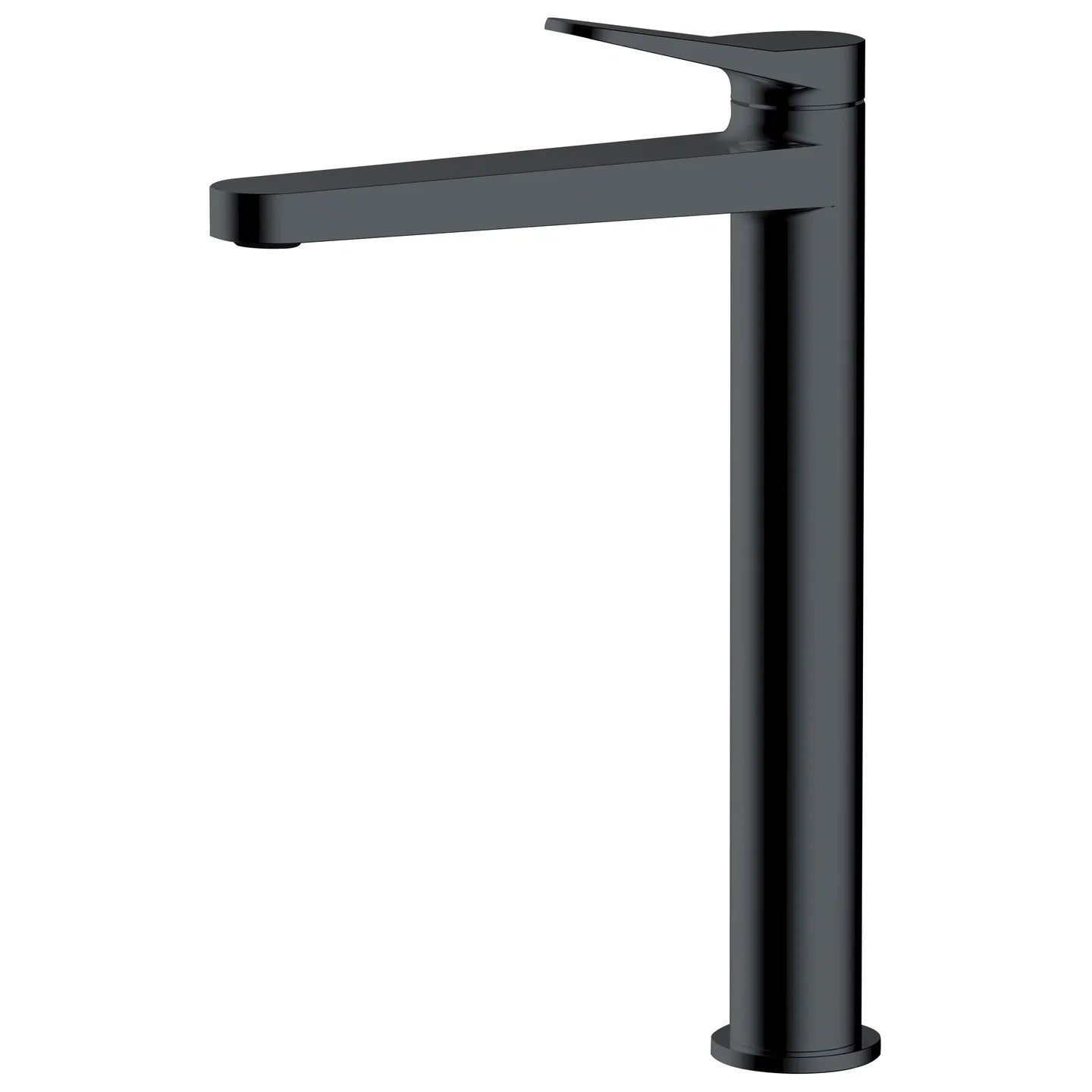 RAK Petit Round Tall Basin Mixer Black