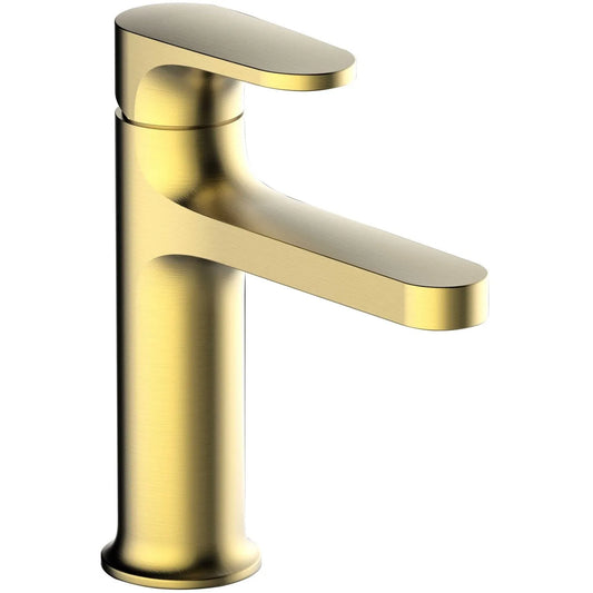 RAK Portofino Standard Basin Mixer in Brushed Gold