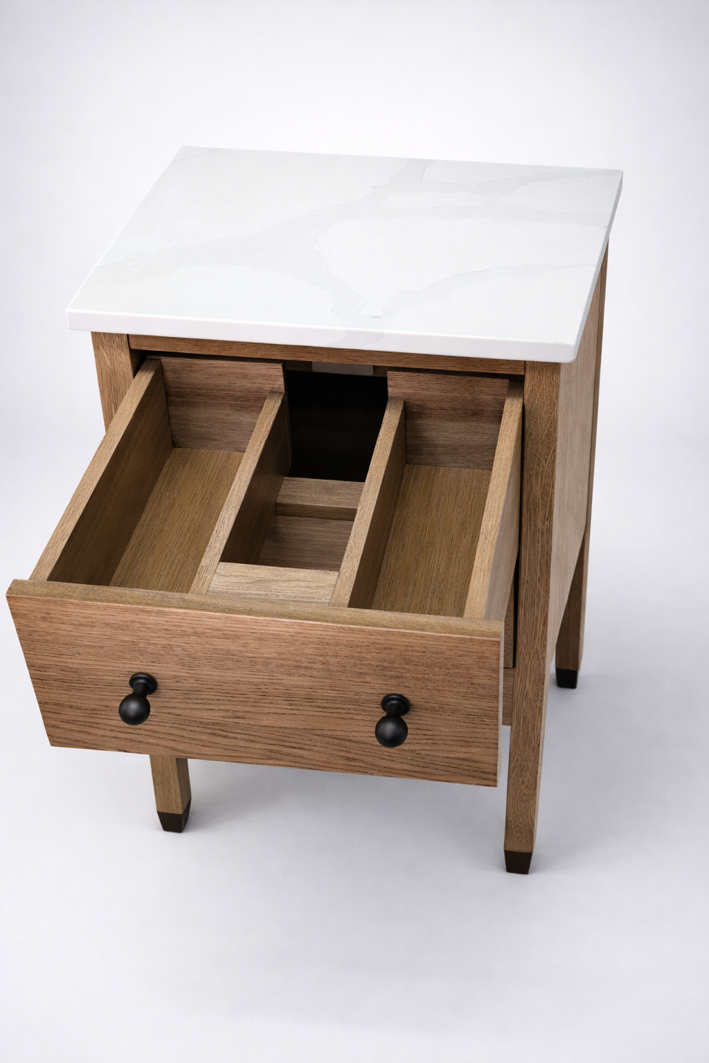 500mm Pavilion Oak Bathroom Vanity Unit