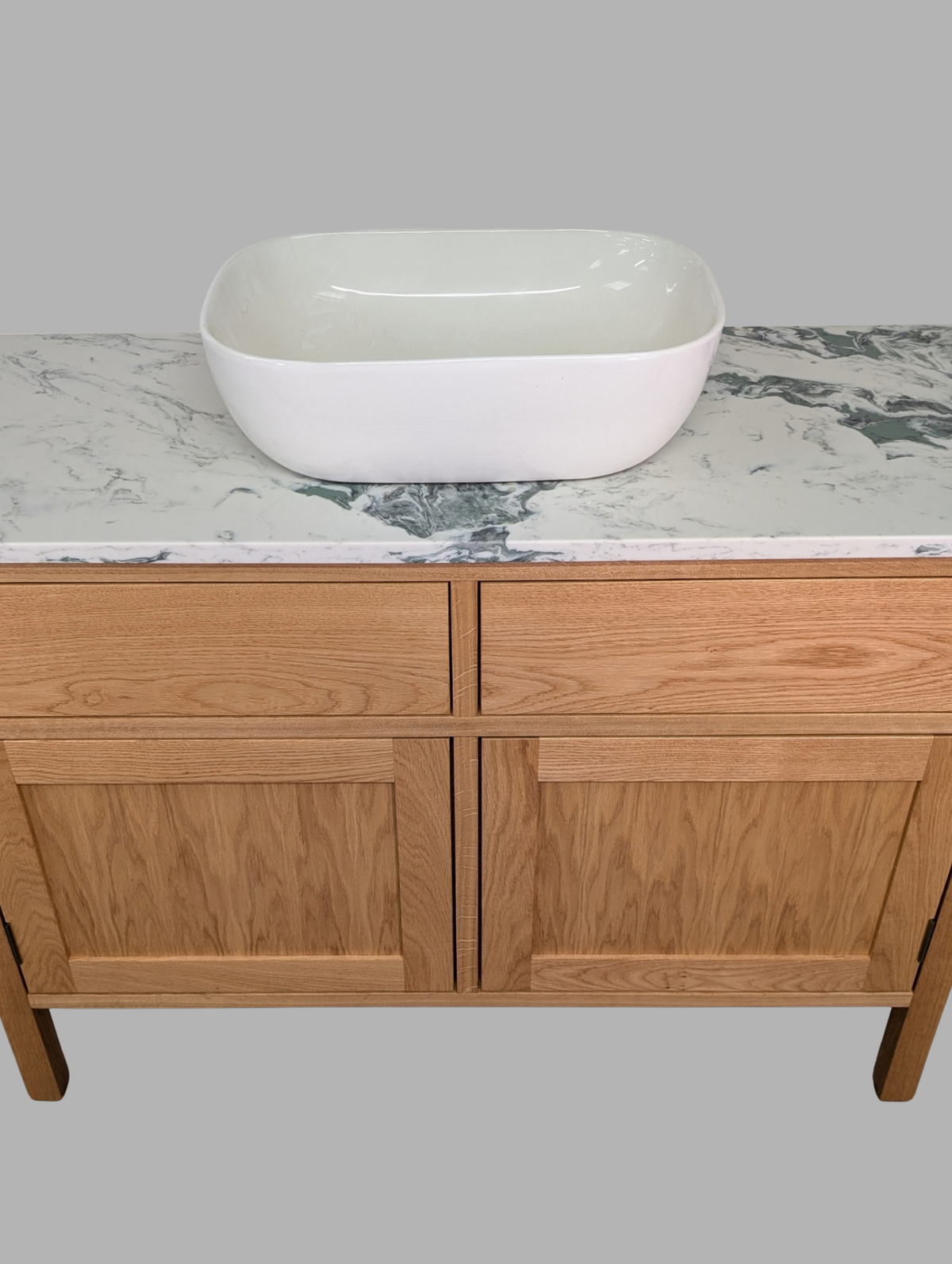 1100mm Palmeira Oak Bathroom Vanity Unit
