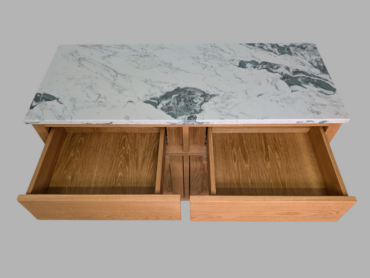 1100mm Palmeira Oak Bathroom Vanity Unit