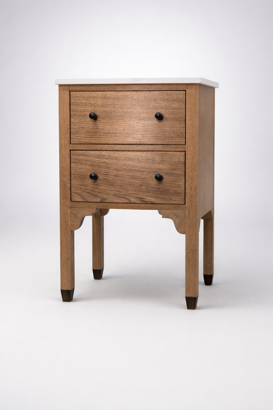 500mm Pavilion Oak Bathroom Vanity Unit