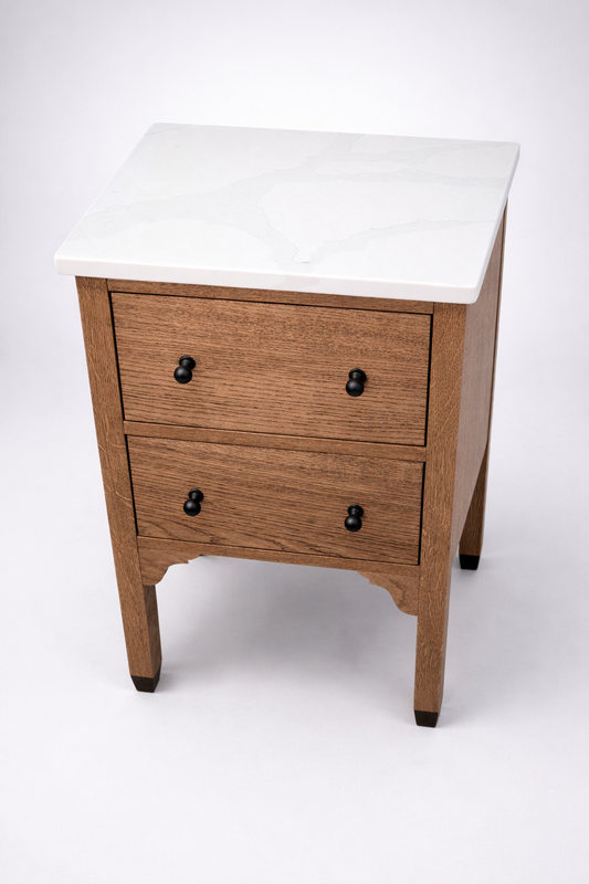 500mm Pavilion Oak Bathroom Vanity Unit