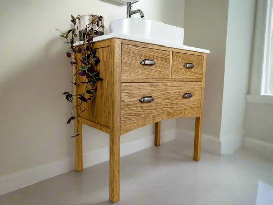 Brunswick Oak Bathroom Vanity Unit