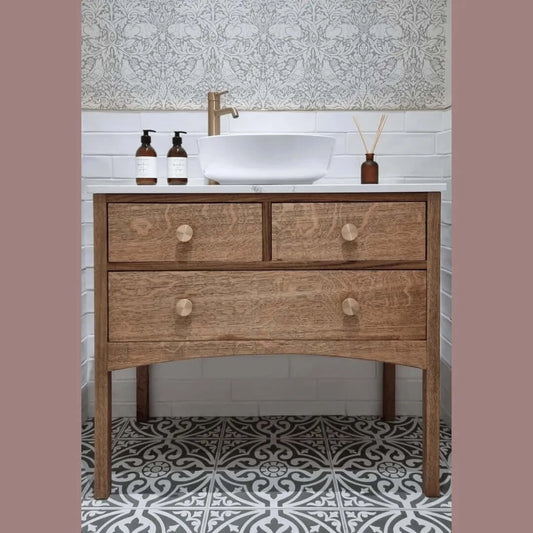 Brunswick Oak Bathroom Vanity Unit