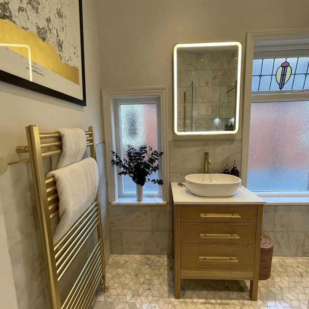 Hanover Oak Bathroom Vanity Unit