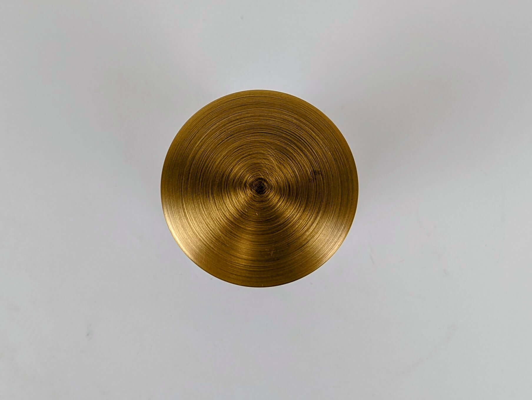 Vintage Brass Unslotted Basin Waste