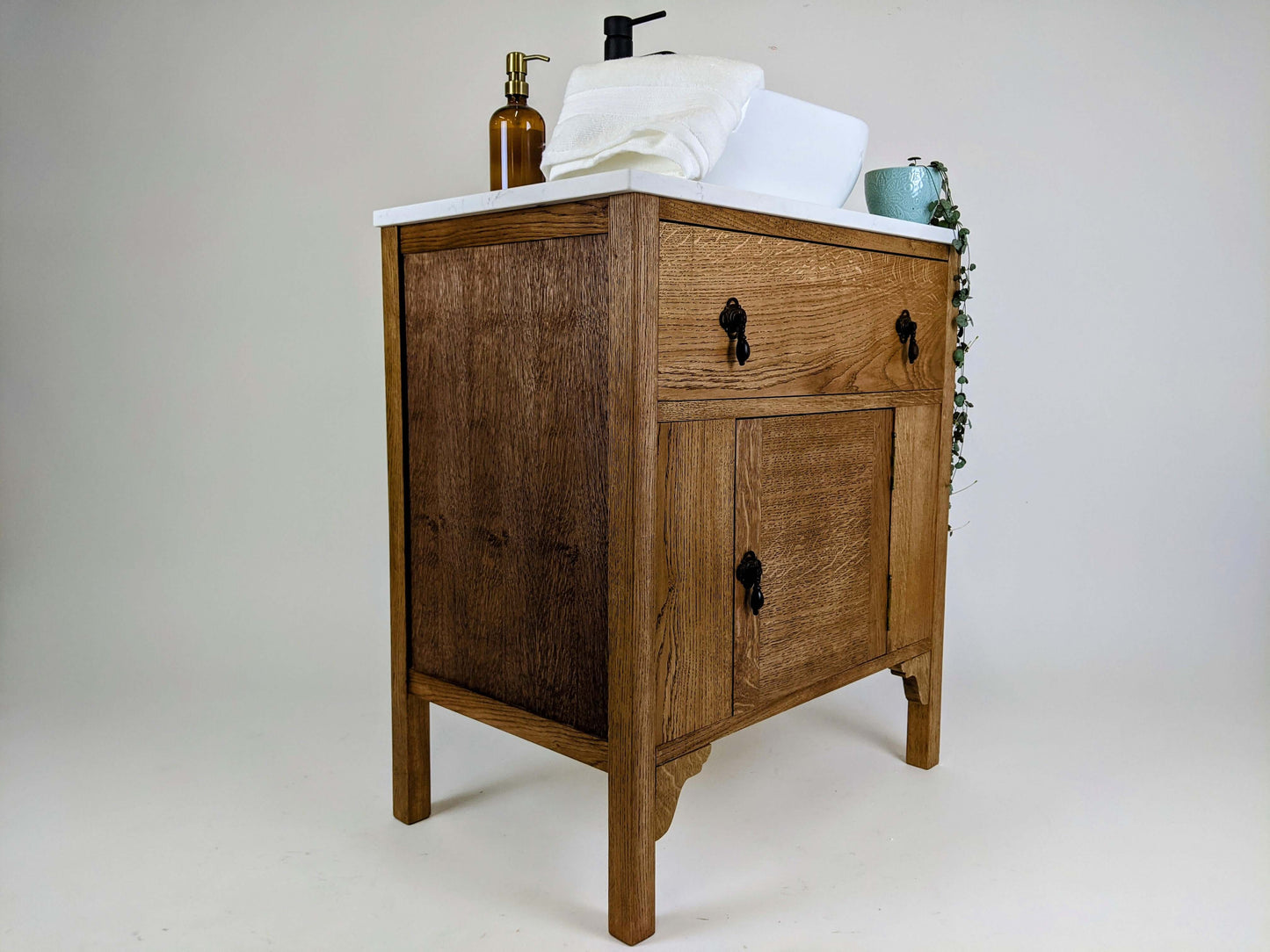 Montpelier Oak Bathroom Vanity Unit