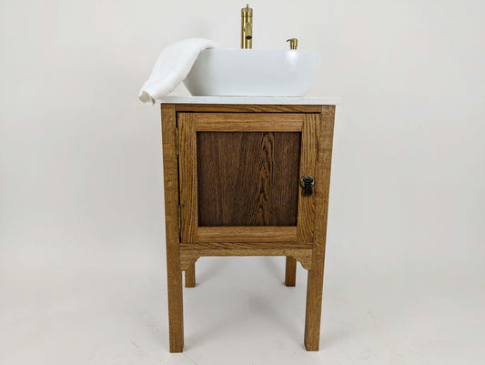 Regency Oak Bathroom Vanity Unit