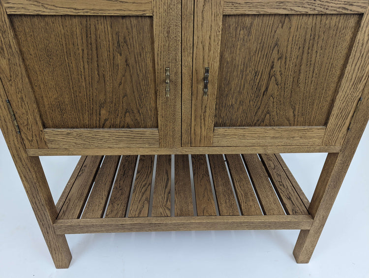 Adelaide Oak Vanity Unit UK Handmade