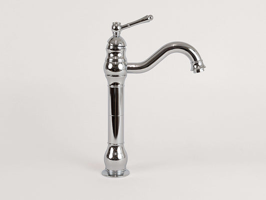 Vintage Chrome Tall Basin Mixer Tap