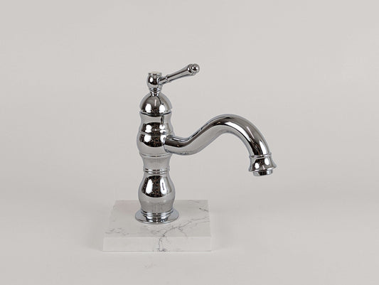 Vintage Chrome Deck Mounted Basin Mixer